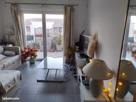 appartement t2 frontignan avec terrasse