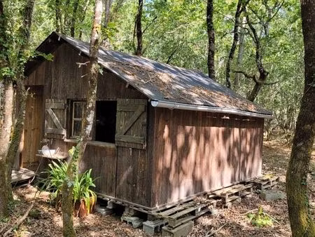 vente terrain de loisir et son cabanon