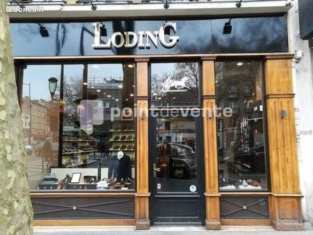 fonds de commerce chaussure/cuir 65 m²