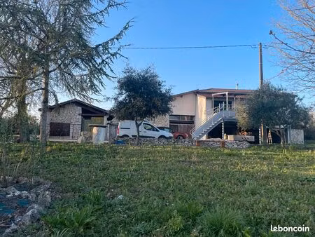 vente maison 105m2 avec grande de 150m2 et 2 hectares