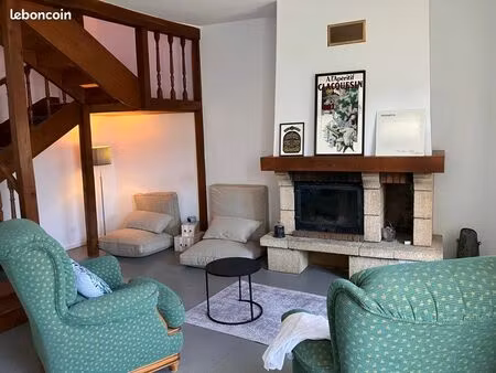 maison de charme 82 m² – cheminée – 2 parkings – proche gare