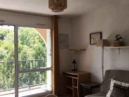 pau studio meublé balcon vue sud parc parking cave