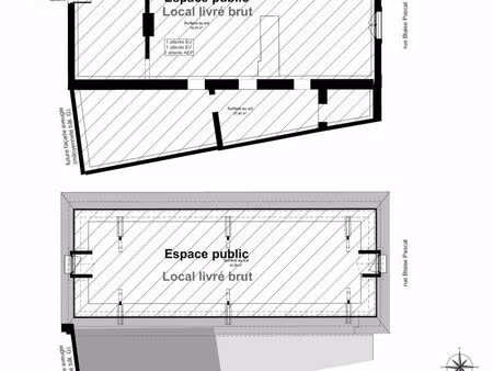 local bureaux 126 m²