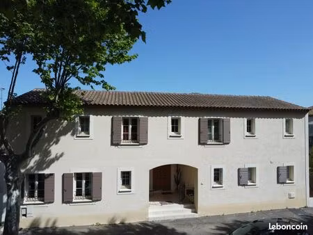 bastide occitane de charme-260m2 à le pouget (34)-t2 indépendant-garage 120m2-jardin clos 