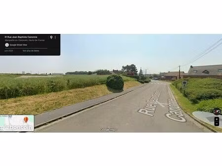 terrain à bâtir avec c.u libre de constructeurs