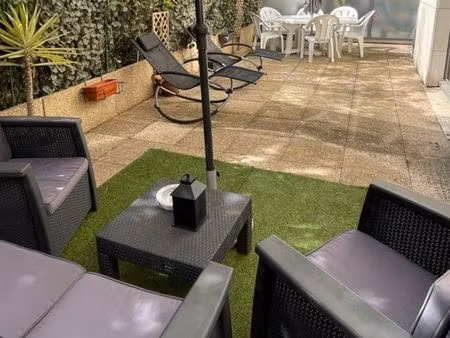 f2 confort avec terrasse et espace de gym