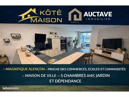maison de ville 8 pièces 204 m²