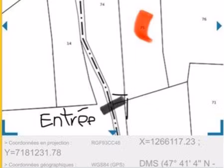 terrain agricole boisé