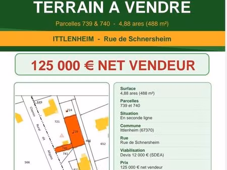 terrain à ittlenheim