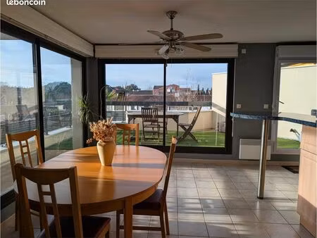 appartement t4 lumineux avec vue sur les coteaux
