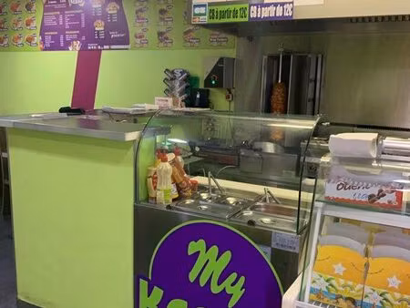 fond de commerce  snack  resto rapide