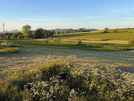 terrain constructible 1000m2 - vue imprenable puy-de-dôme - vernines