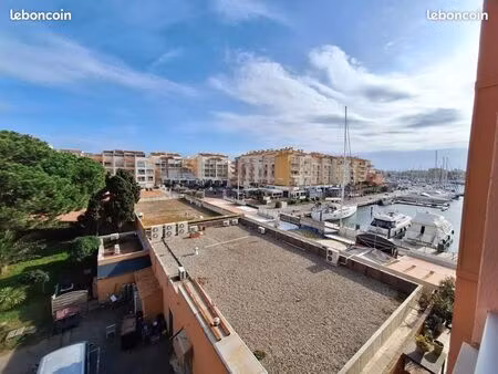 cap d'agde : pour saison 2026 - f3 port