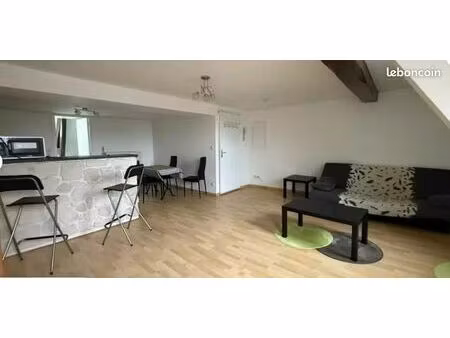 t2 rénové 55 m² centre-ville bergerac – idéal étudiant