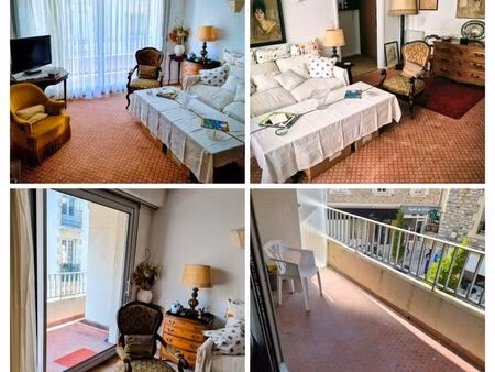 appartement t2 57m2 + balcon + cave ( halles de biarritz)