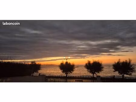 appartement 40m2 vue mer 1ere ligne parking entièrement rénové 2025