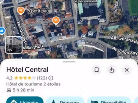 hôtel 2⭐ – fonds de commerce / cession de bail – centre-ville de pau – 20 chambres