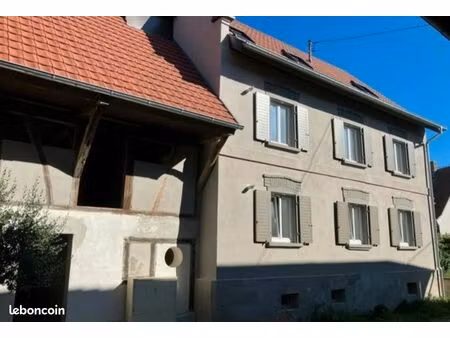 rare en alsace-corps de ferme+terrain constructible 14 ares