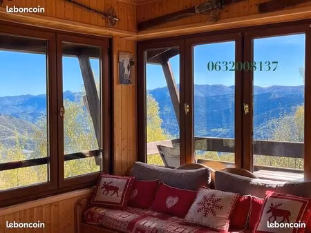 au prix d un appartement chalet saint-lary-soulan superbe vue sur les montagnes entouré de