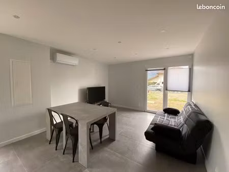 appartement t3 meublé 56 m² + rez-de-jardin 90 m² – exposition est / sud-est – lumbin