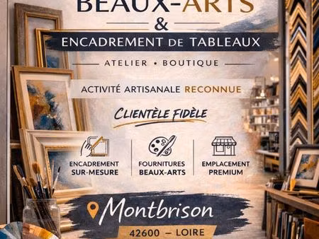 fonds de commerce  loisirs créatifs 300 m² montbrison