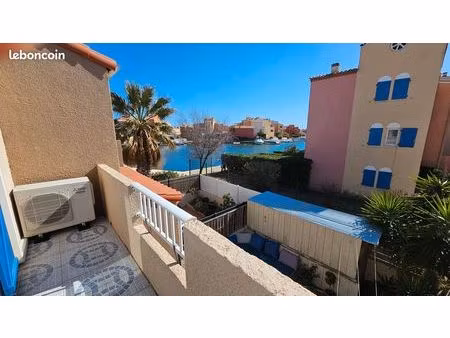 maison t3 rénovée (2022) – secteur cap coudalère – 20m de l'eau