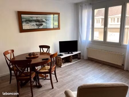 exceptionnel calais appart tbe 54m2 1ch + garagee