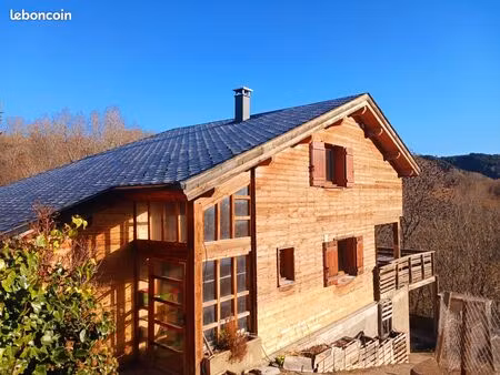 maison individuelle en bois - 5 pieces- vue panoramique - saillagouse