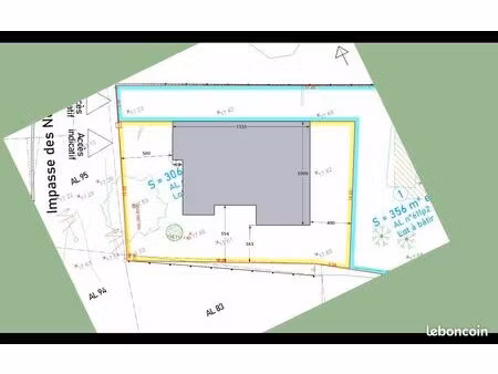 vente de terrain avec pc