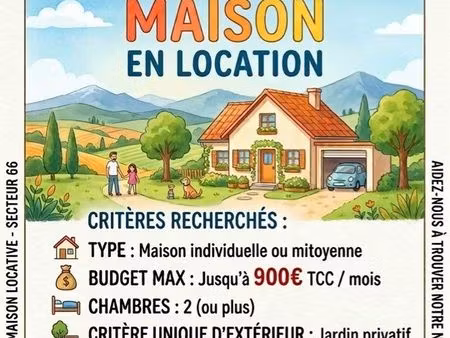 recherche maison location