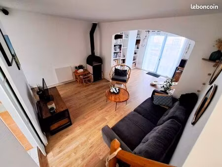 maison rénovée 71 m² – 2 chambres – terrasse – bouguenais les couëts – tram ligne 3