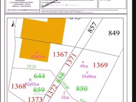 terrain constructible chavigny