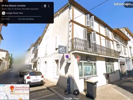 immeuble de rendement + 8% sainte foy la grande