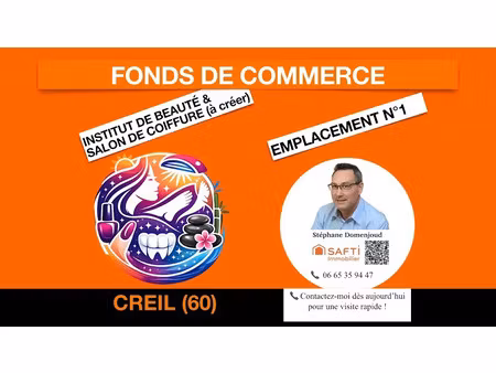 vente locaux professionnels 4 pièces 100 m² à creil (60100)  91 000 €