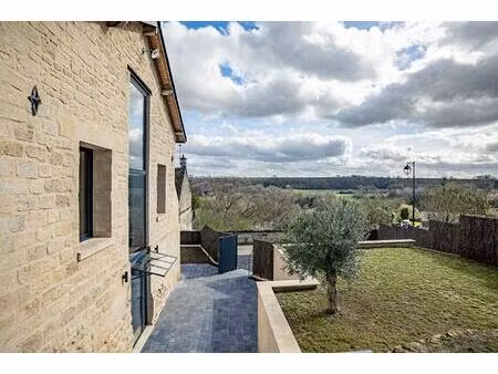 maison ancienne rénovée en pierres et ardoises avec jardin et vue proche soissons