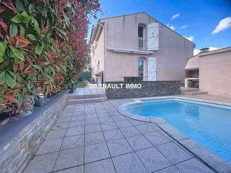 toulouse quartier louis plana  maison avec piscine et garage dans une impasse