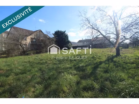 vente terrain à batir 1400 m² à devecey (25870)  130 000 €