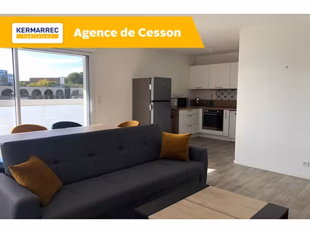 a louer t2 meuble de 51m² avec grand balcon et parking - disponible immediatement
