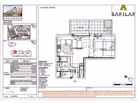 gières appartement t2 avec garage