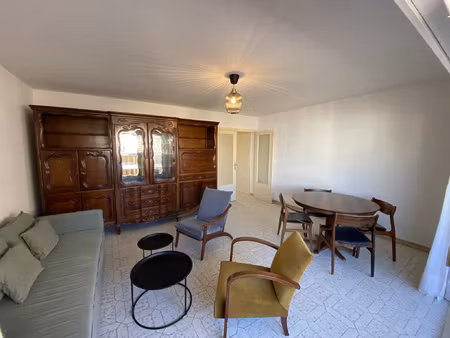 nice saint roch - f3 meuble avec 2 balcons