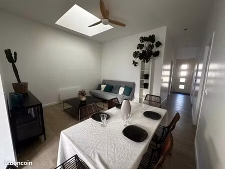 location de maison t4 meublée  terrasse et jardin