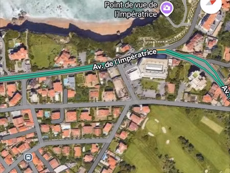 vente terrain 645 m² à biarritz (64200)  2 350 000 €