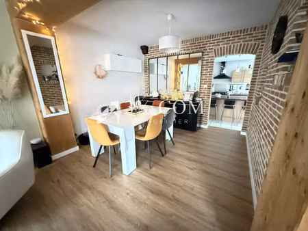 maison semi individuelle au calme 115 m² 4 ch garage et jardin