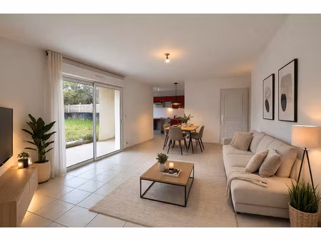 appartement t3 - 60 m² avec jardin - montussan