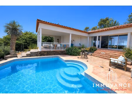 villa avec piscine et vue dégagée - saint gély du fesc