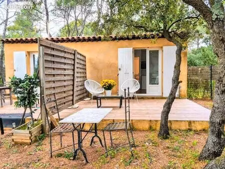 t2 meublé maisonnette 30m² campagne aixoise