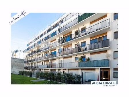 vente appartement 1 pièce 28 m² paris 14 (75014)