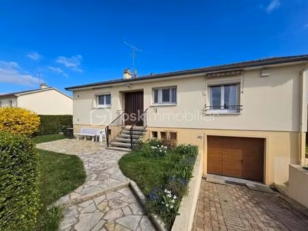 charmant pavillon individuel 5 pièces – vie de plain-pied & sous-sol total