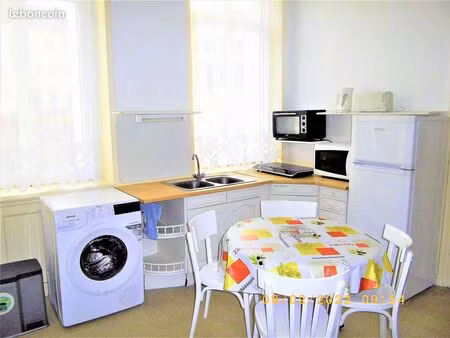 t2 meublé grands volumest2 meuble et equipe bolbec centre / ideal professionnels en missio