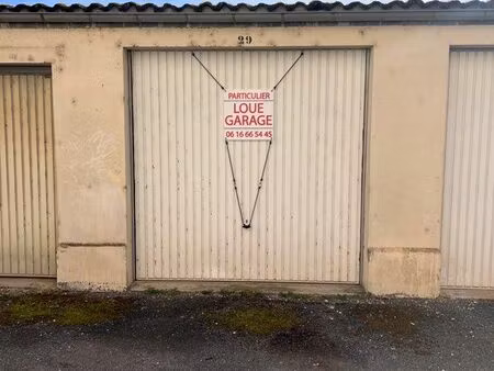location grand garage 20m2 à louer